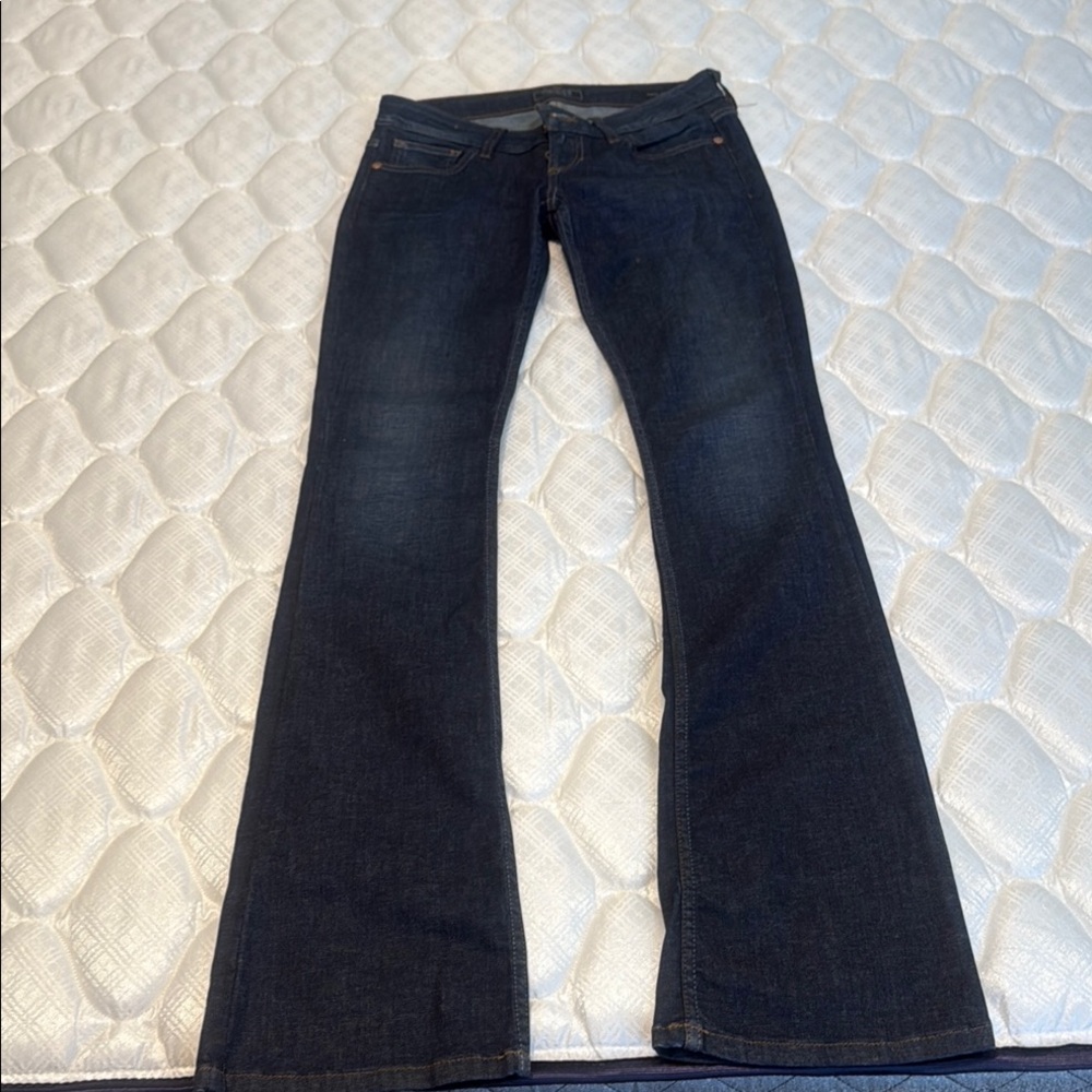 Guess Blue Flare Wide Leg Jeans